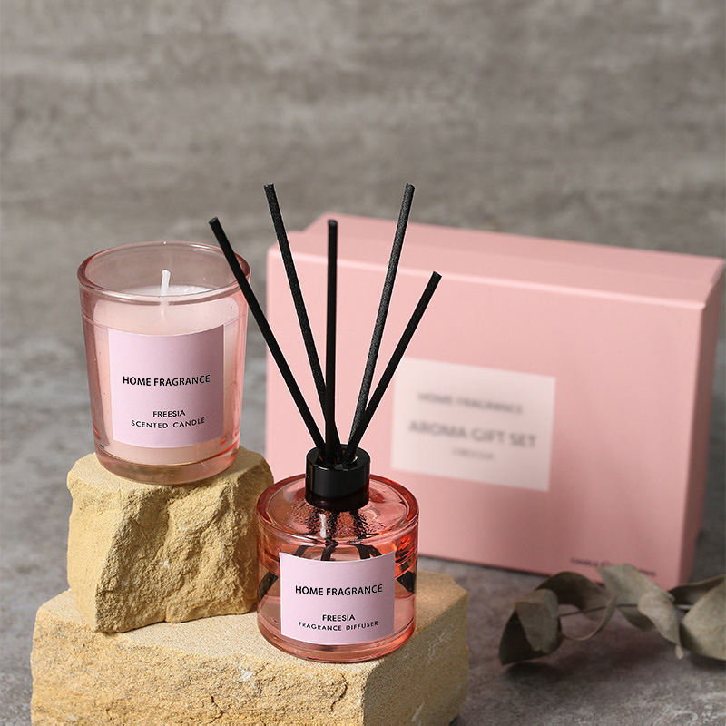 Home Fragrance Set Gift - Premium Kokulu Çubuklu Oda Kokusu ve