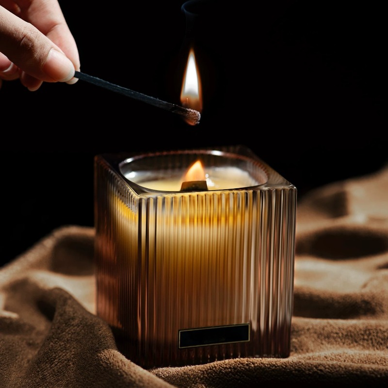 Home Fragrance Scented Candle - Aromaterapi Kokulu Mum, Uzun Süreli Koku,