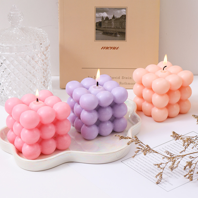 Şık Küp Şeklinde Kokulu Mumlar - Home Fragrance Scented Candle incelemesi ve fiyatı